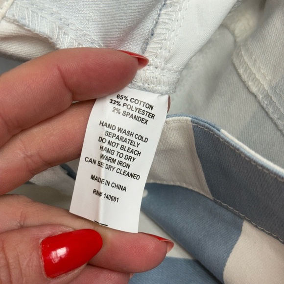 Looney Tunes x Unique Vintage Striped Bugs Bunny Pants Size Large 10/12 Retro - Picture 4 of 11